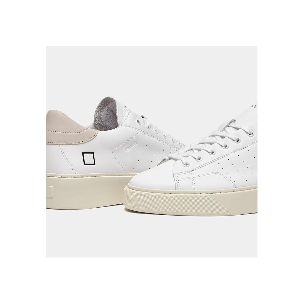 D.A.T.E Weißes Leder Sneaker