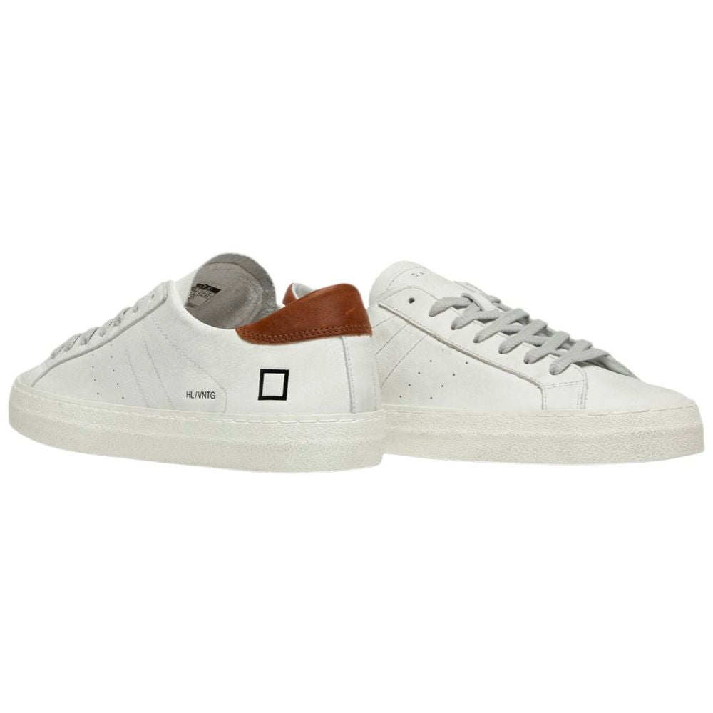 D.A.T.E Weißes Leder Sneaker