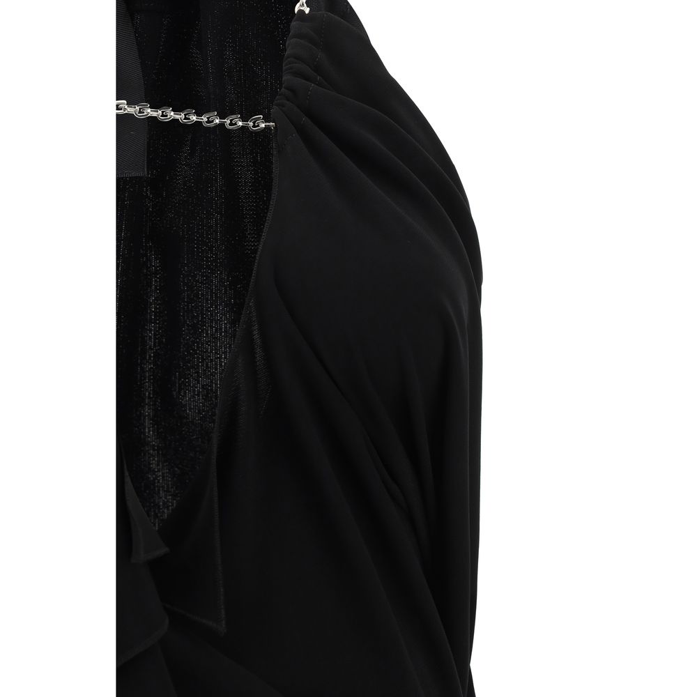 Givenchy Midikleid mit Neckholderausschnitt