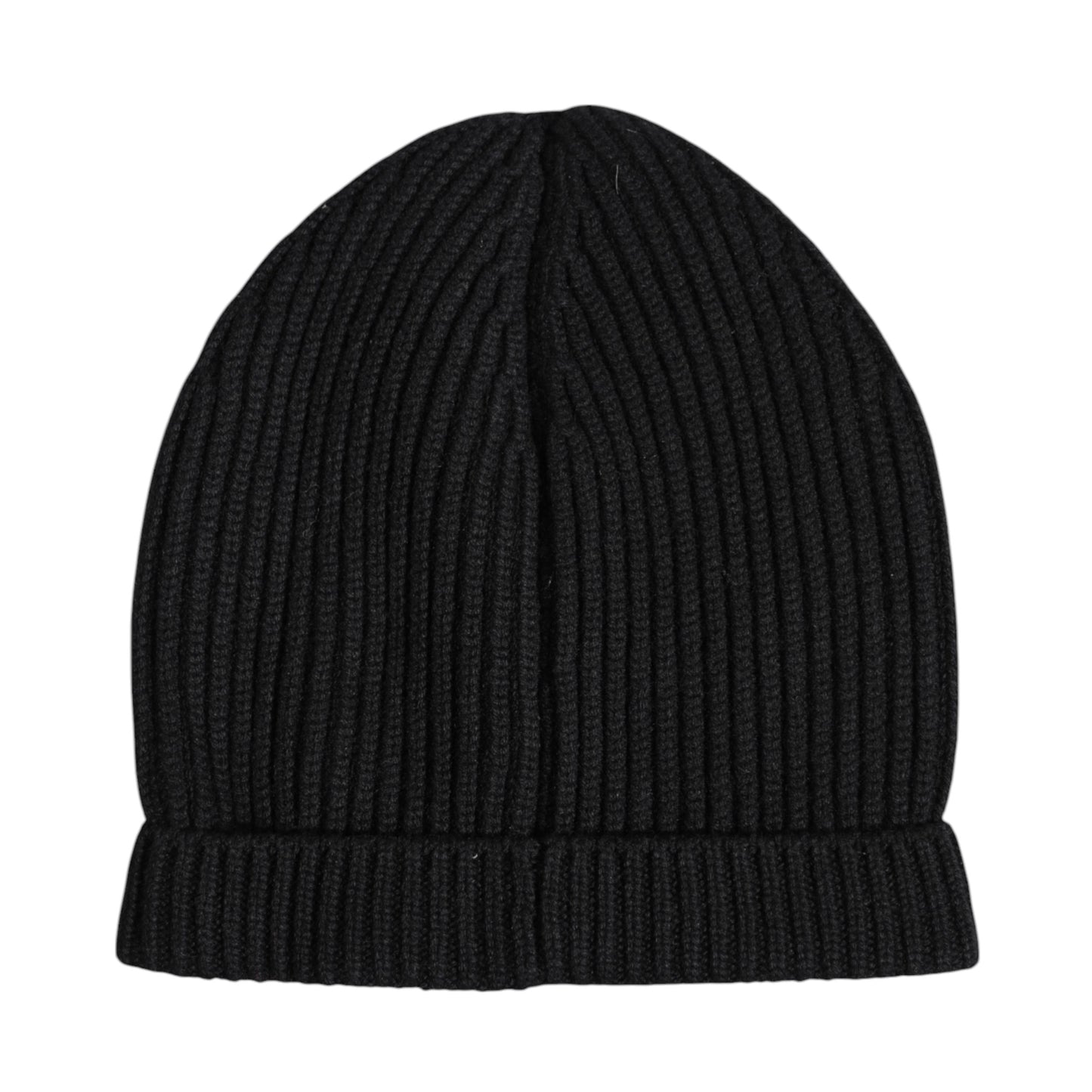 Dolce & Gabbana Schwarze Kaschmir-Strickmütze Winter Beanie