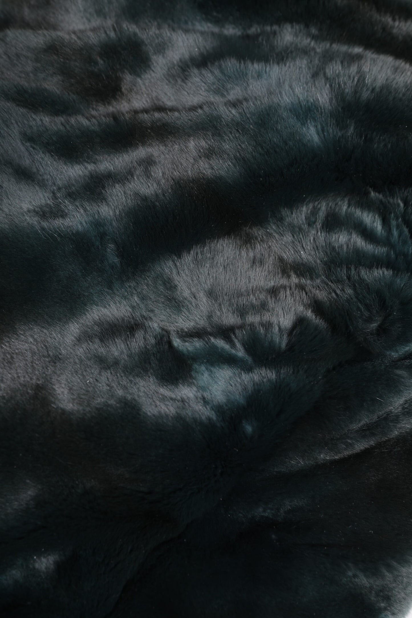 Dolce & Gabbana Schwarzes Wiesel Pelz Damen Beanie Hut