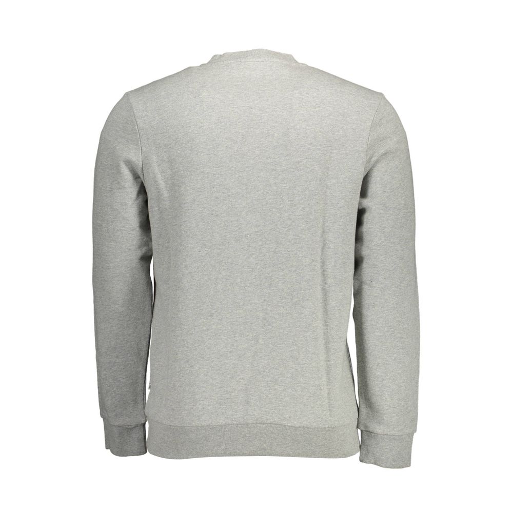 Napapijri Grauer Baumwollpullover für Männer