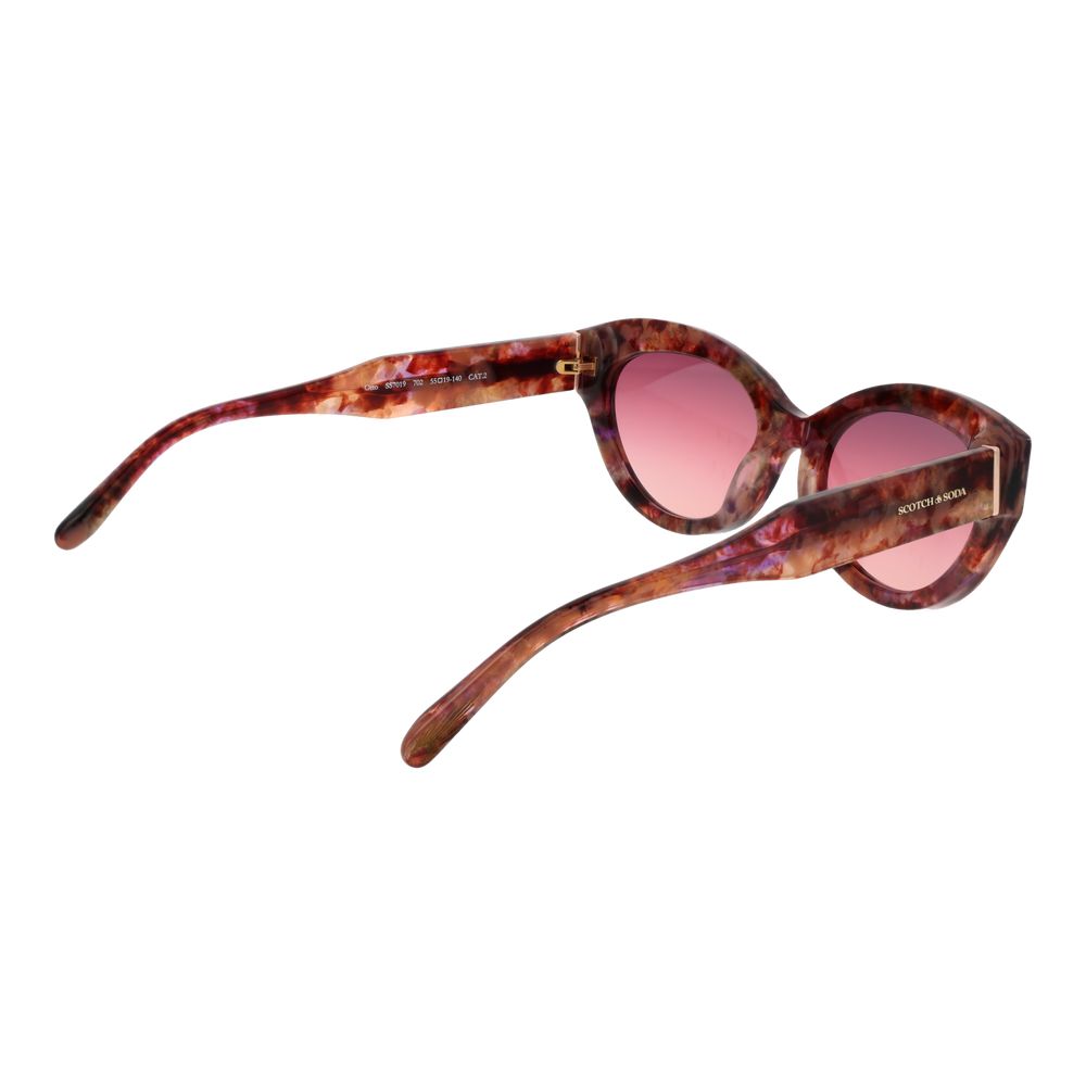 Scotch & Soda Bunte Sonnenbrille aus Acetat