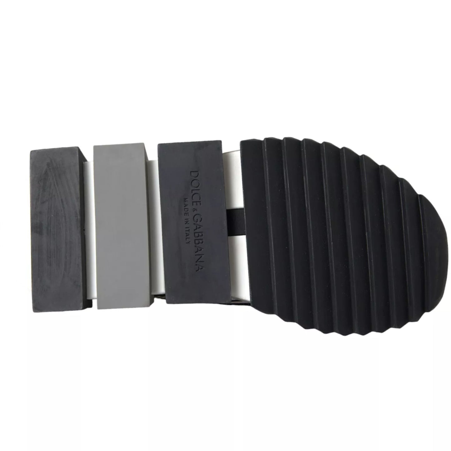 Dolce & Gabbana Schwarz Weiß Slip On Sorrento Sneakers Schuhe