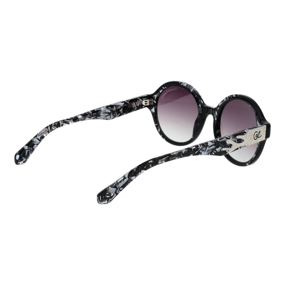Christian Lacroix Schwarze Frauen Sonnenbrille