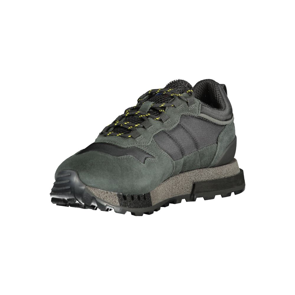 Blauer Schwarzer Polyethylen Herren Sneaker
