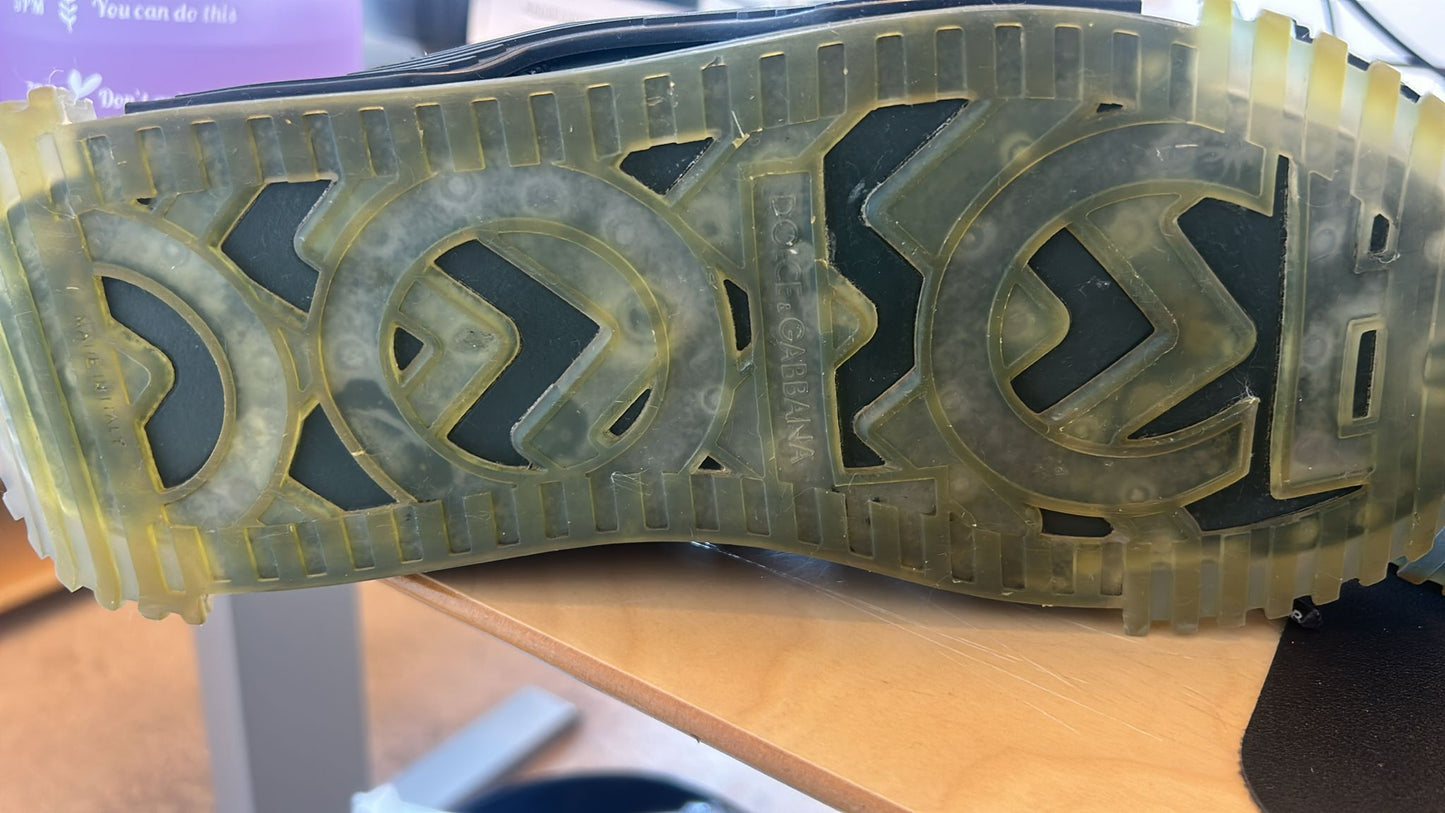 Dolce & Gabbana Schwarz Grün Camo NS1 Low Top Turnschuhe Schuhe