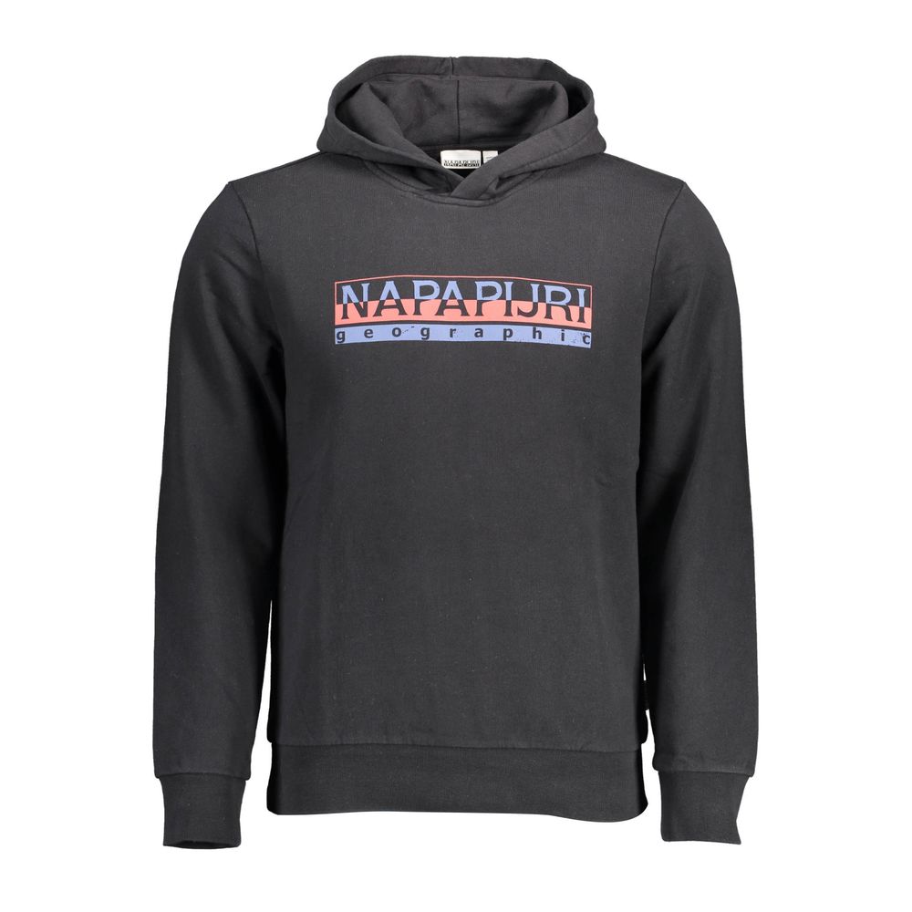 Napapijri Schwarzer Baumwollpullover für Männer