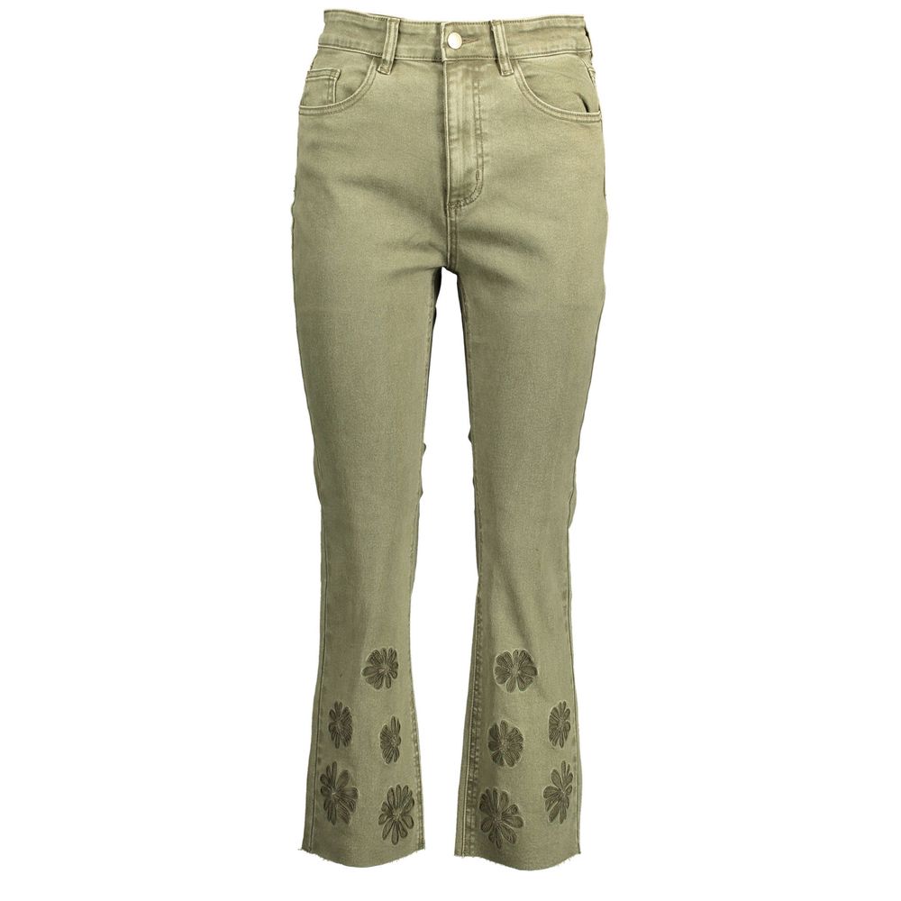 Desigual Grüne Baumwolle Frauen Jeans