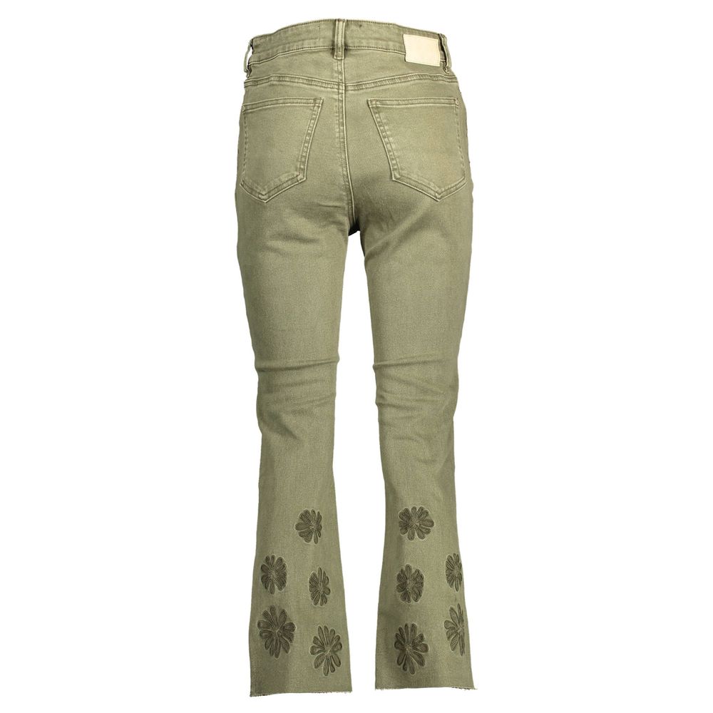 Desigual Grüne Baumwolle Frauen Jeans