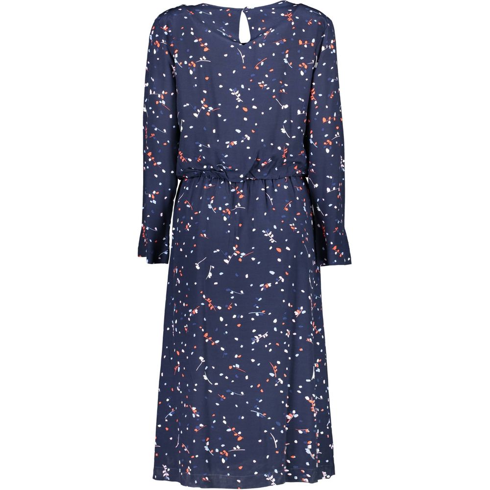 Gant Blaues Viskosekleid für Frauen