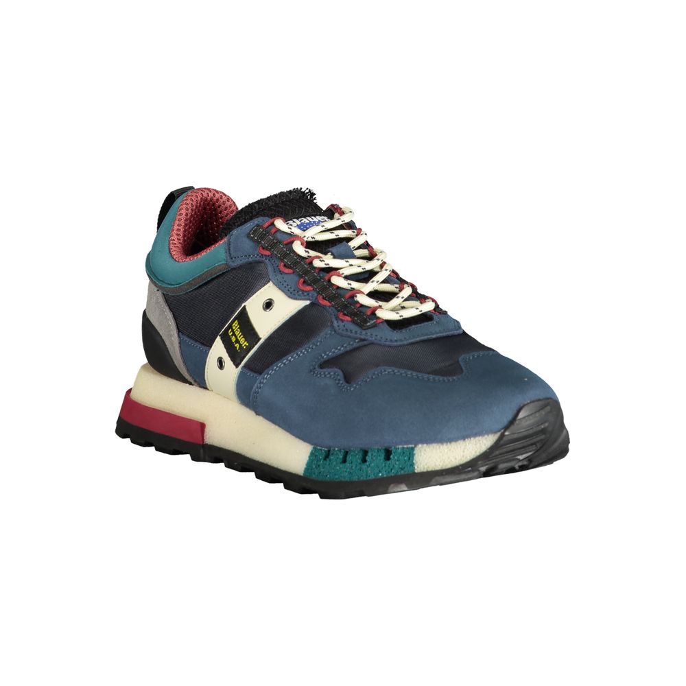 Blauer Blaue Polyethylen Herren Sneaker