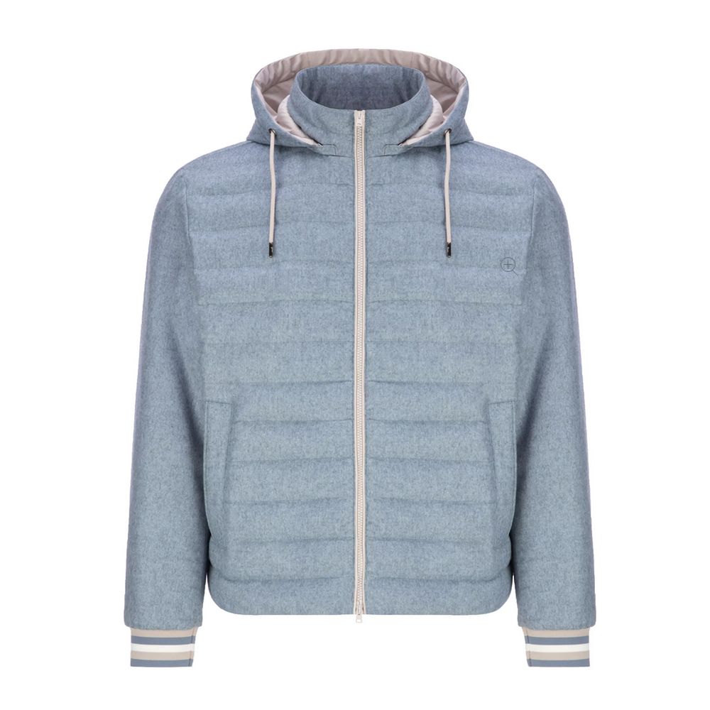 Herno Blaue Seidenjacke