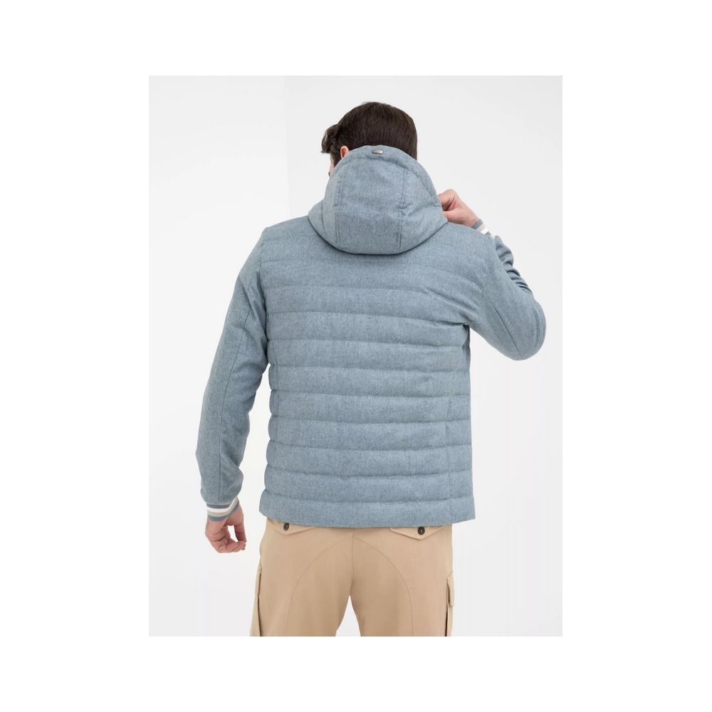 Herno Blaue Seidenjacke