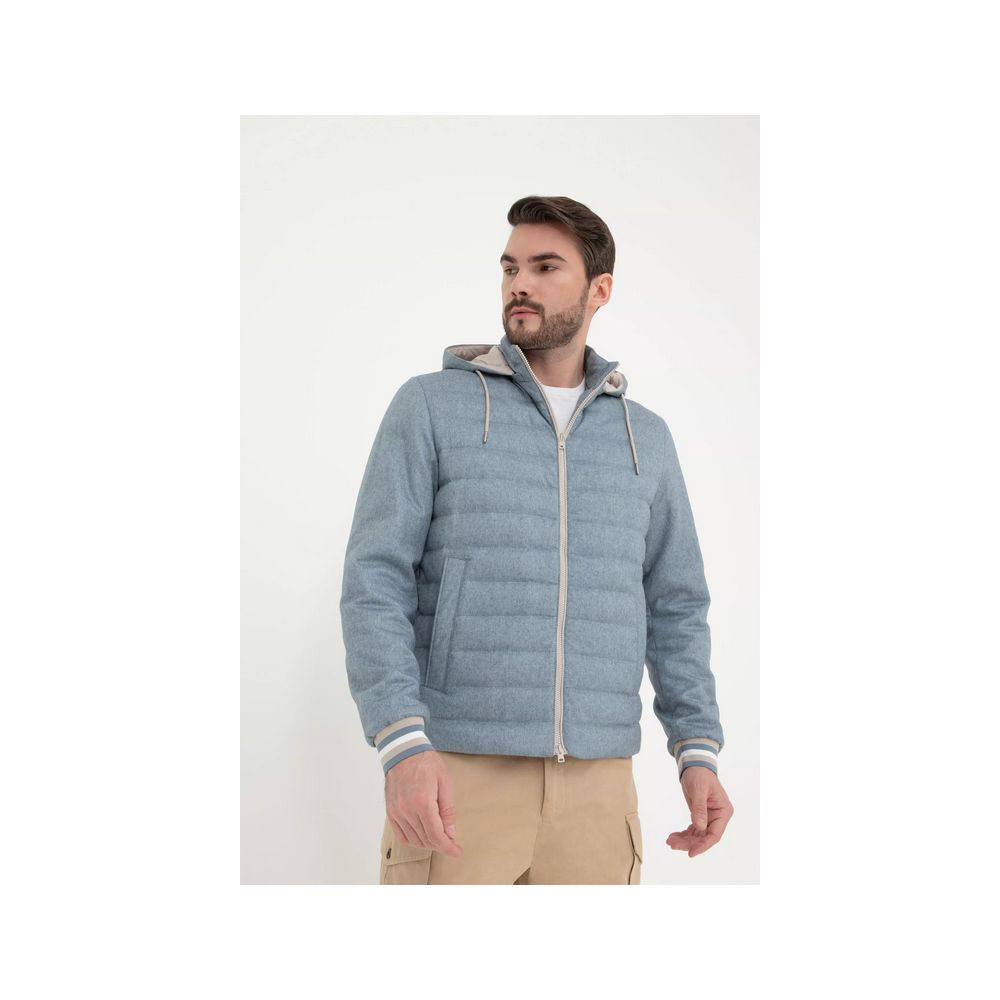 Herno Blaue Seidenjacke