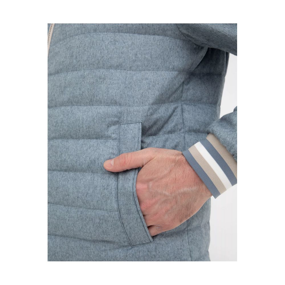 Herno Blaue Seidenjacke