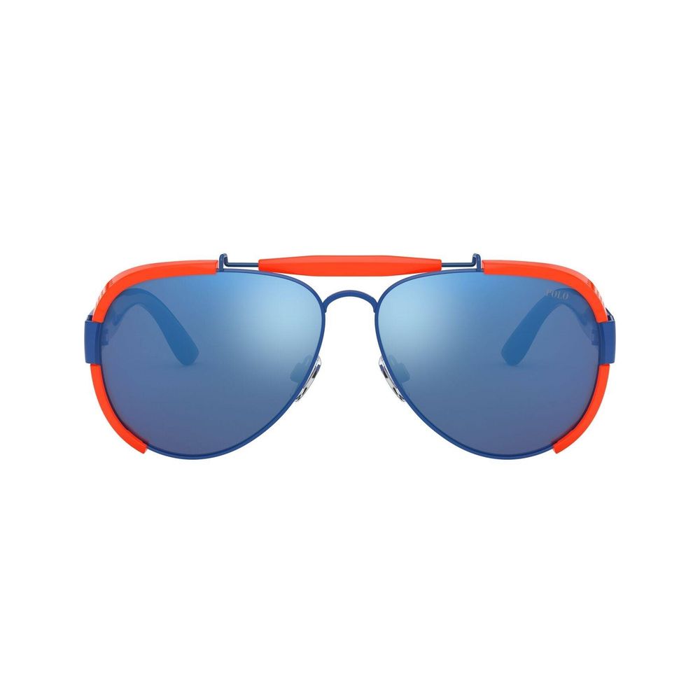 Polo Ralph Lauren Blaue Kunstharz-Sonnenbrille