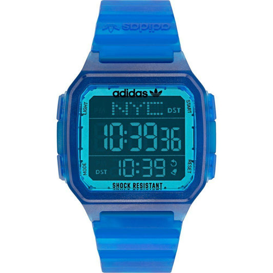 Adidas Synthetische Sportuhr in Blau