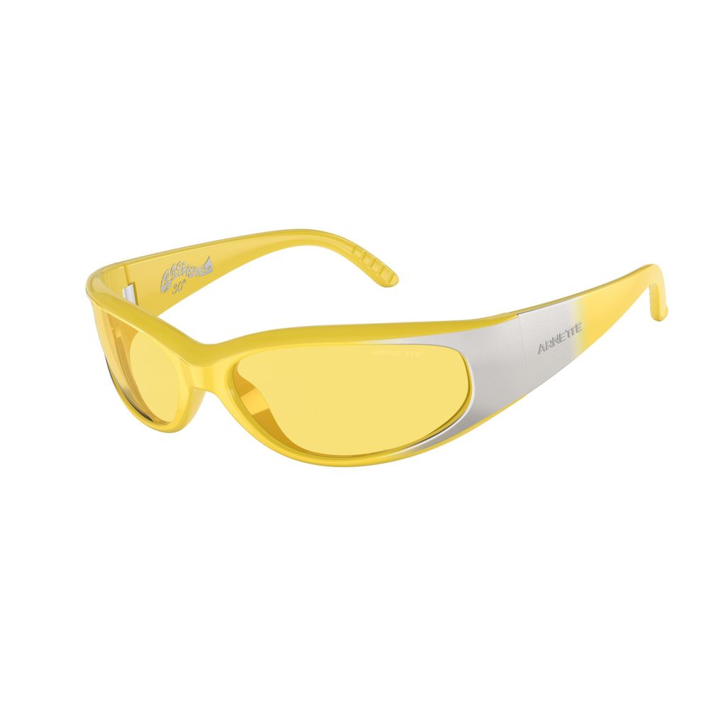 Arnette Gelbe Kunstharz-Sonnenbrille