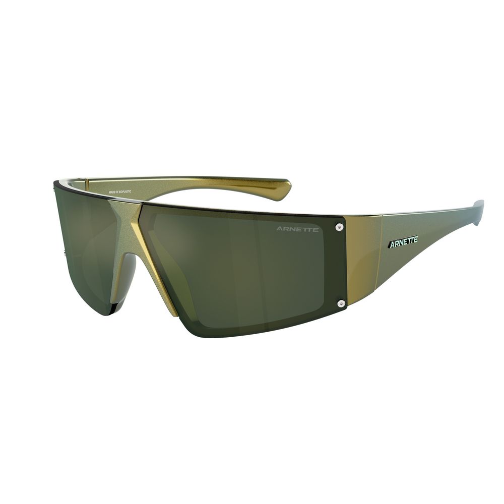 Arnette Goldfarbene Harz-Sonnenbrille