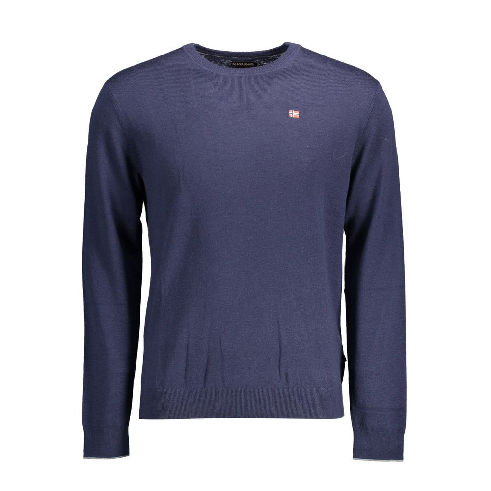 Napapijri Blauer Pullover aus Wolle für Männer