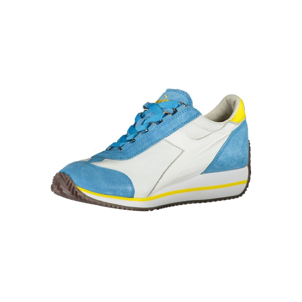 Diadora Hellblaue Leder Damen Sneaker