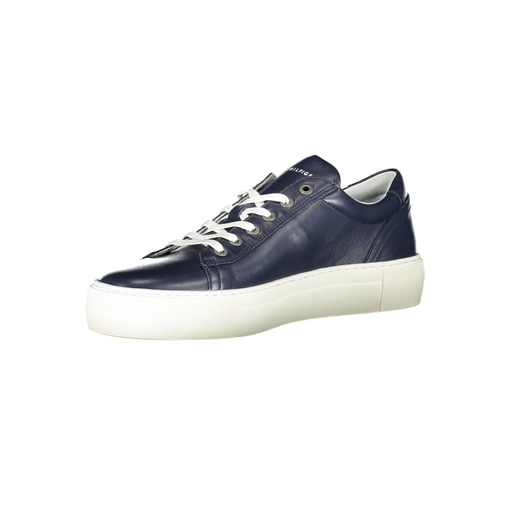 Tommy Hilfiger Blaue Leder Herren Sneaker