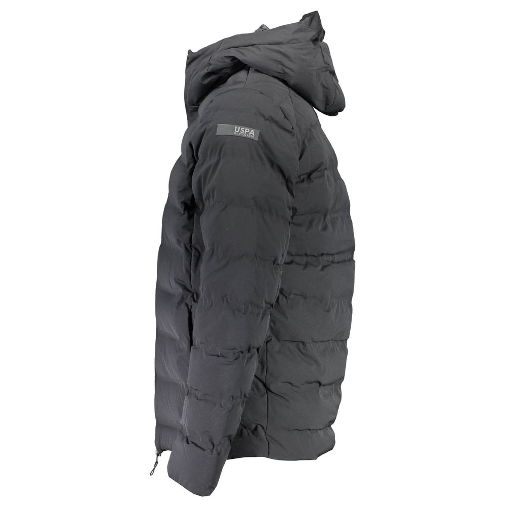 U.S. POLO ASSN. Schwarze Polyamid Herren Jacke