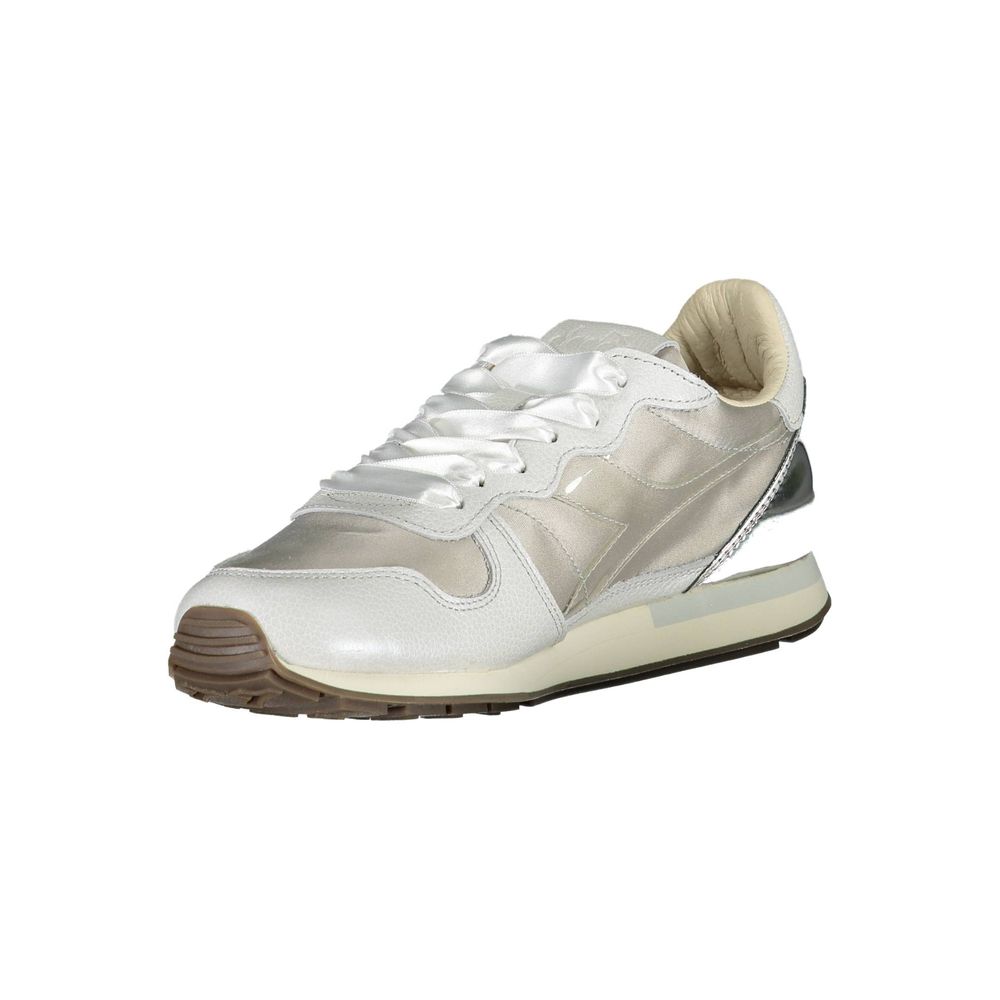 Diadora Graue Leder Damen Sneaker