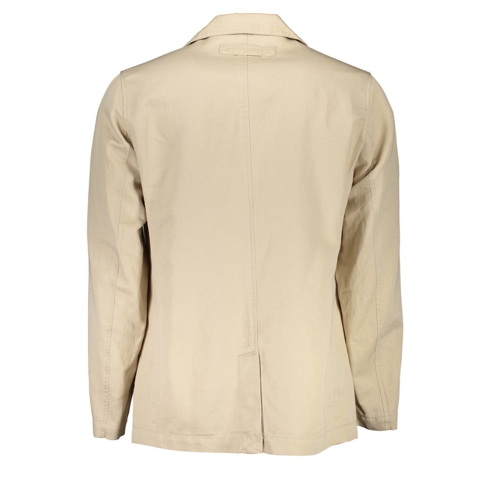 Gant Beigefarbene Baumwolljacke