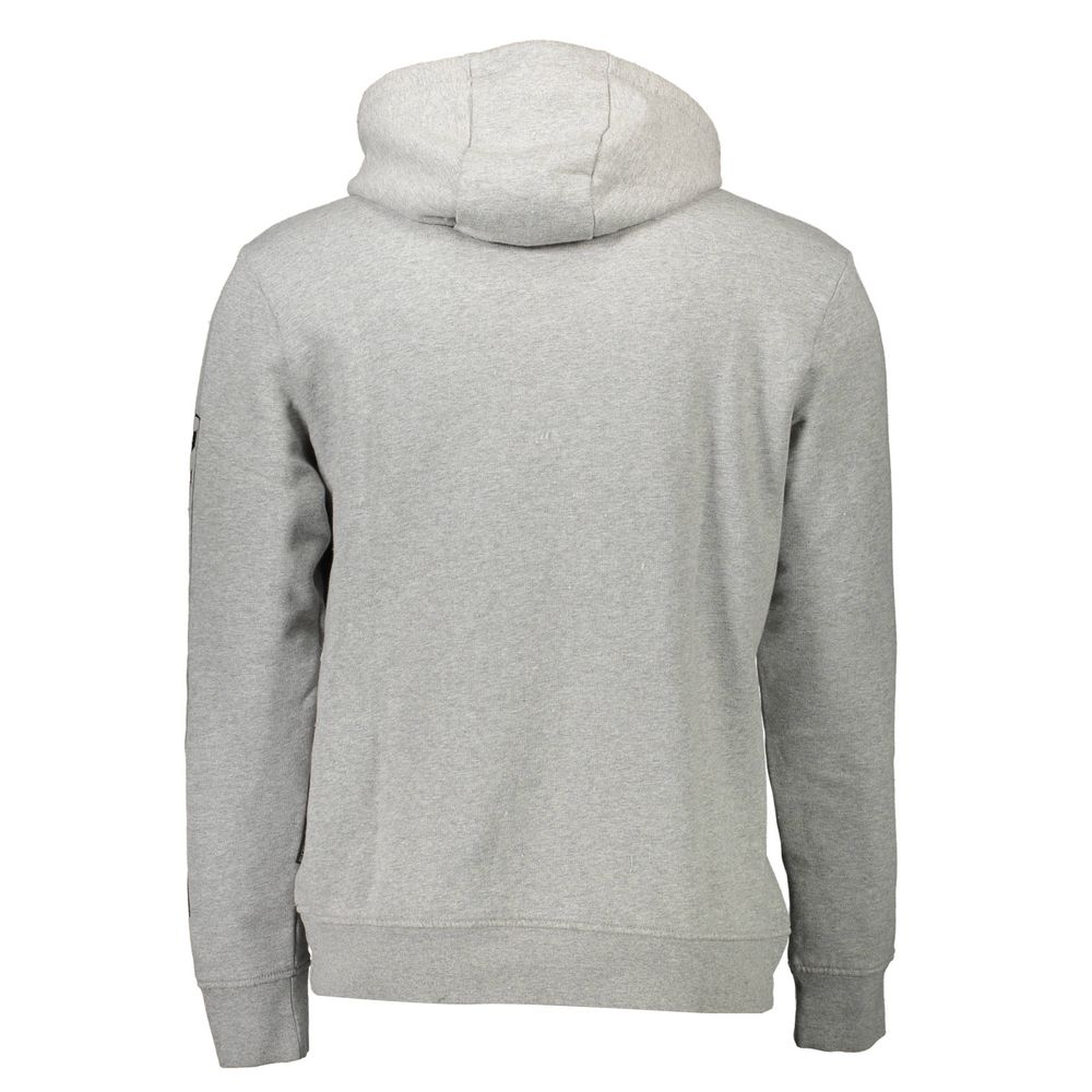 Napapijri Grauer Baumwollpullover für Männer