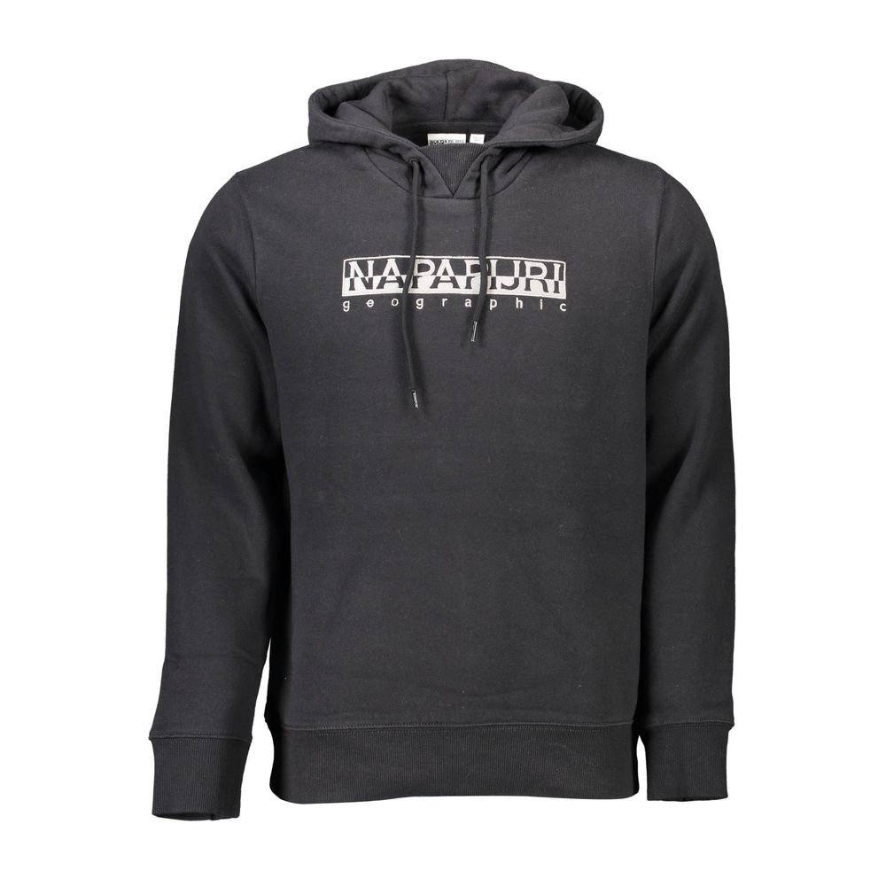 Napapijri Schwarzer Baumwollpullover für Männer