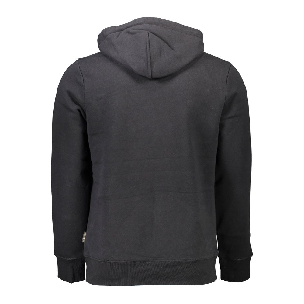 Napapijri Schwarzer Baumwollpullover für Männer