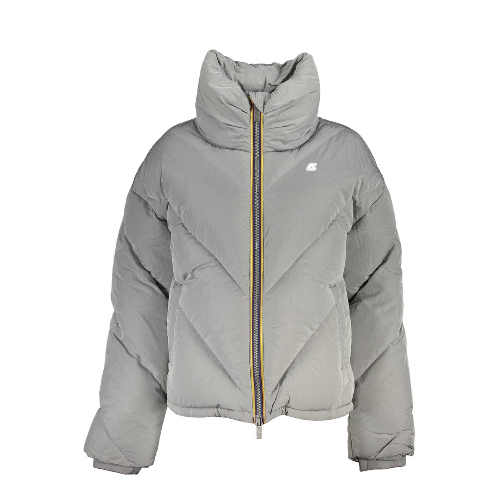 K-WAY Elegante graue langärmelige Jacke