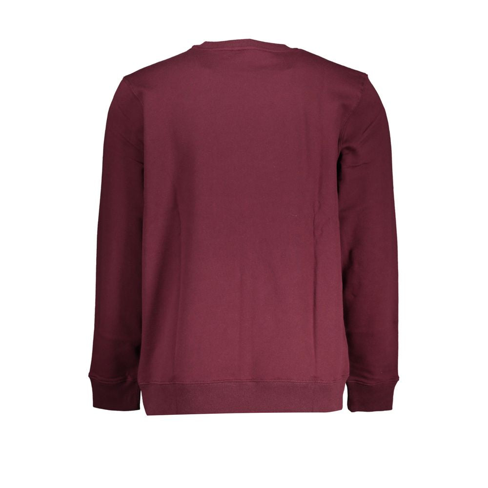 Vans Schickes rosa Fleece-Sweatshirt mit Rundhalsausschnitt