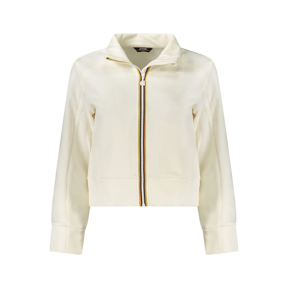 K-WAY Weißer Polyester-Pullover