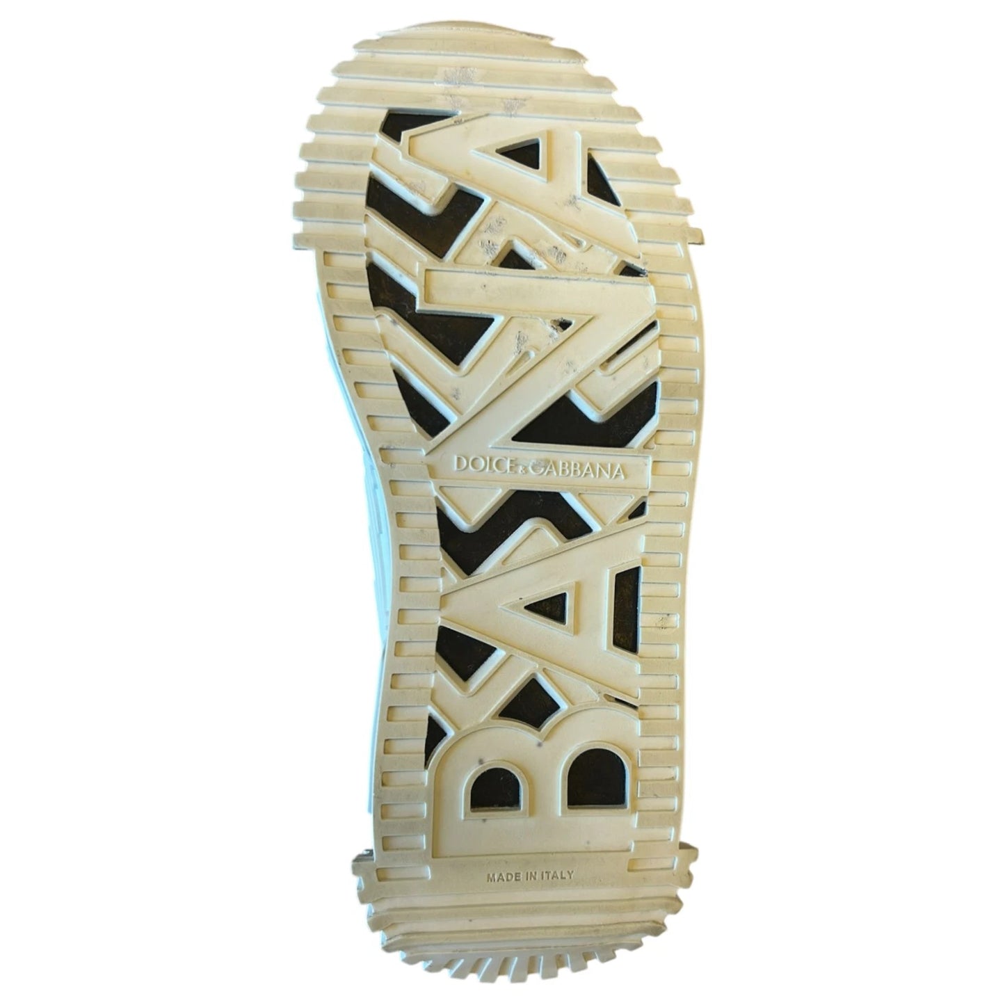 Dolce & Gabbana Weiß Schwarz Low Top NS1 Turnschuhe Schuhe