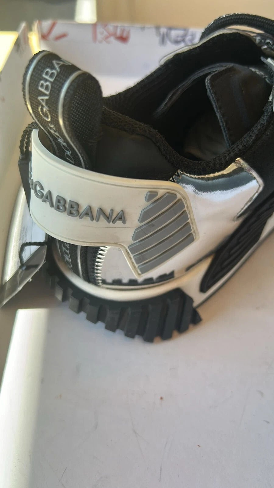 Dolce & Gabbana Multicolor Lace Up Low Top NS1 Turnschuhe Schuhe