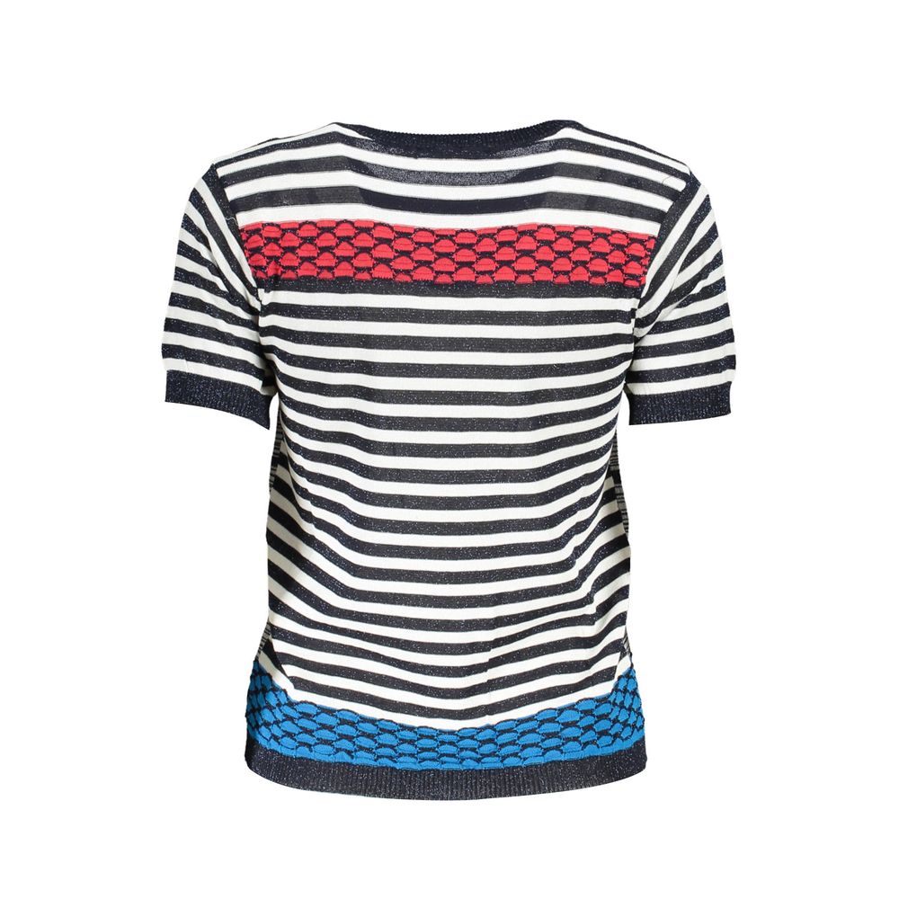 Desigual Blauer Baumwollpullover für Frauen