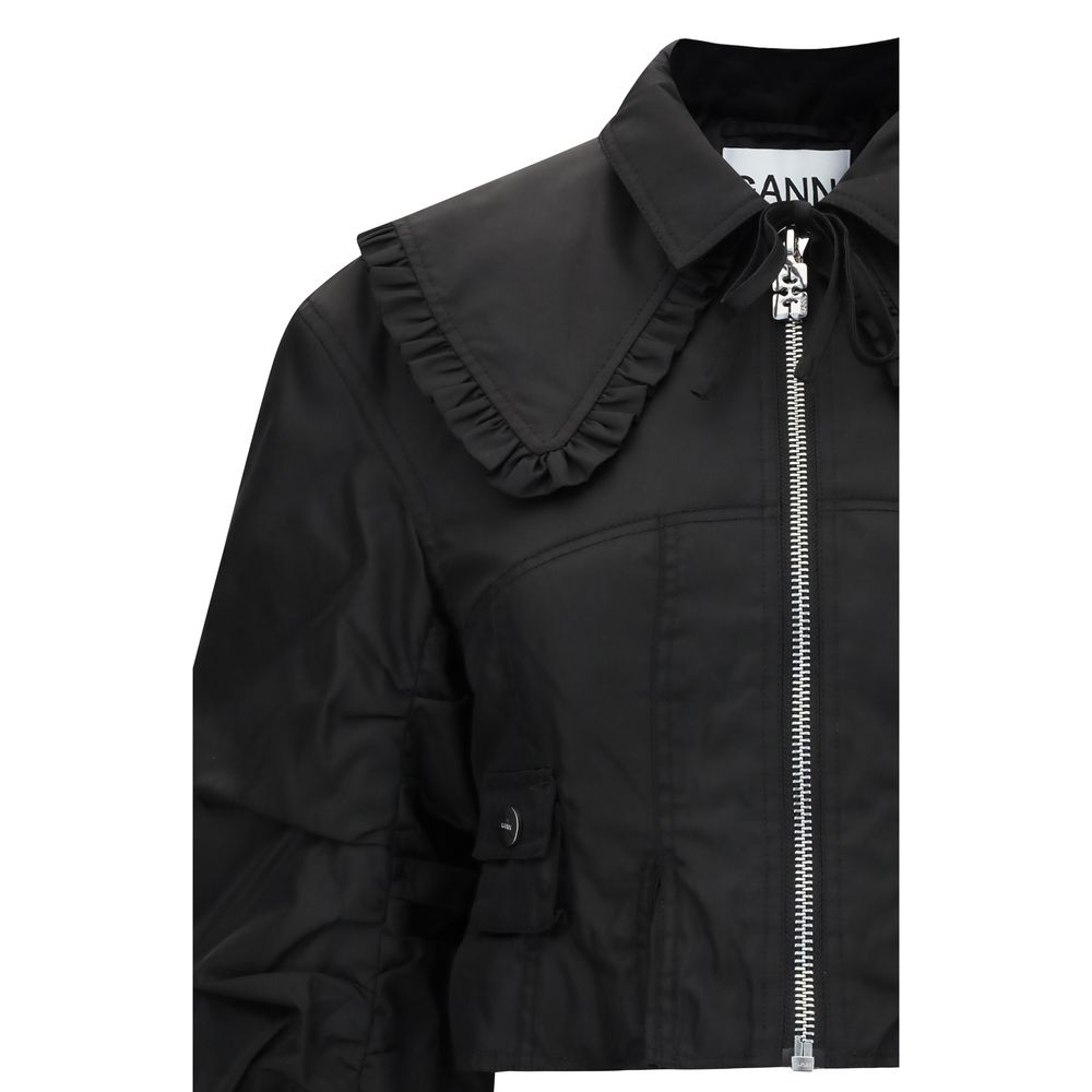 Ganni Duchesse-Bomberjacke