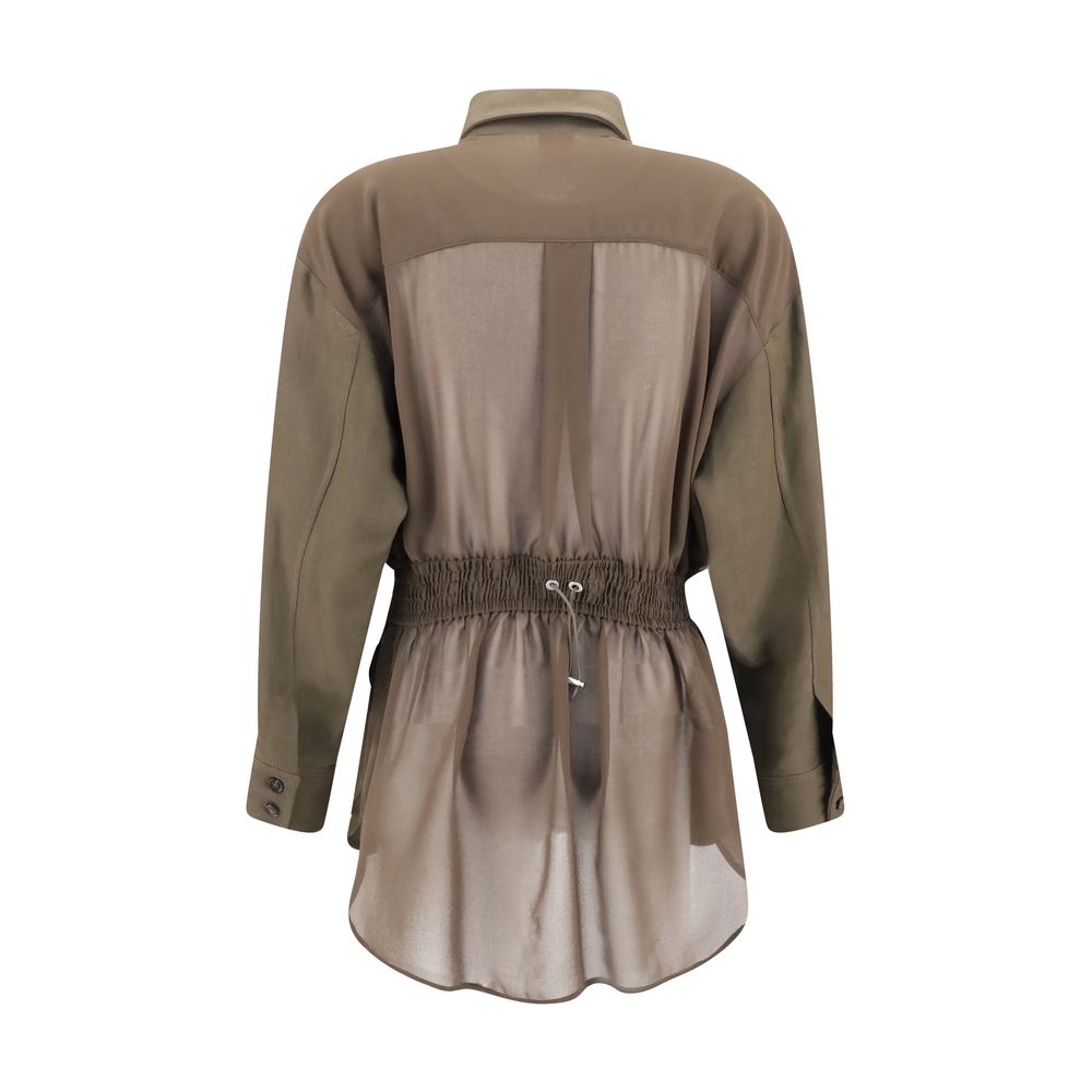 PINKO Hemdjacke aus Leinen