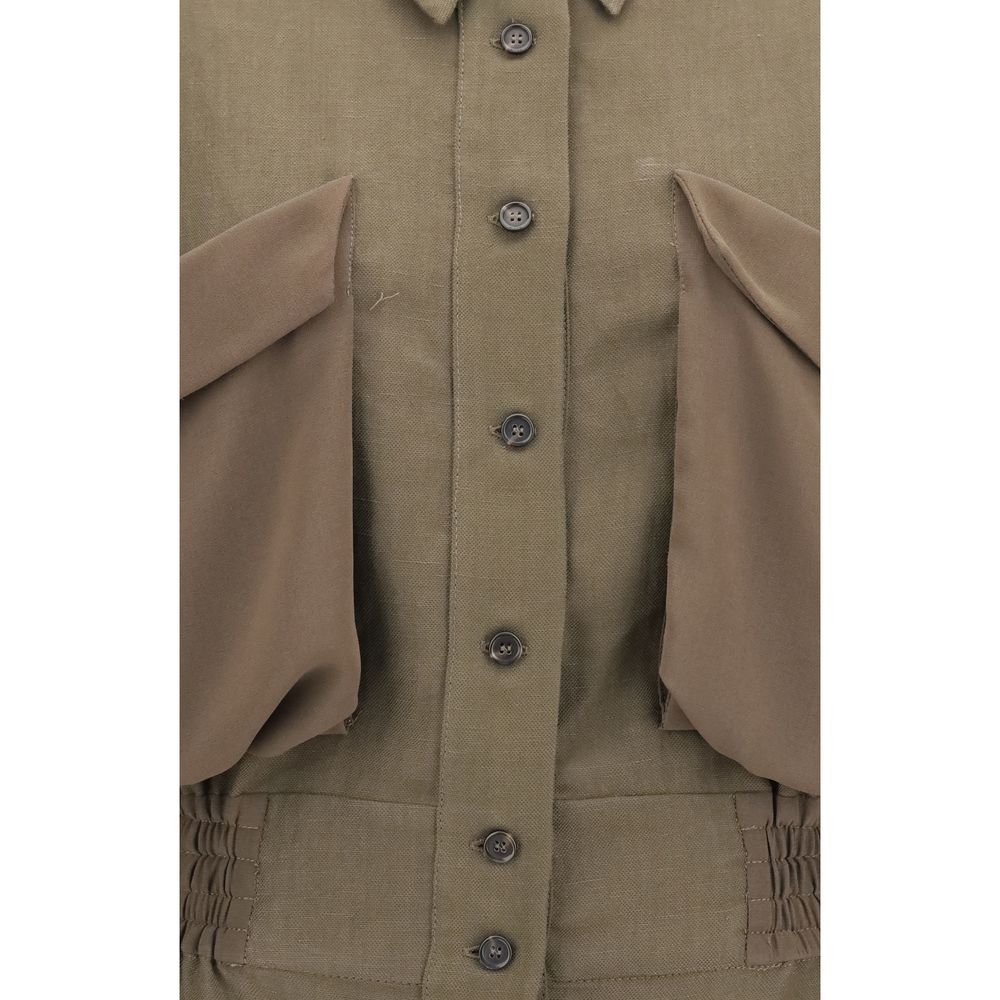 PINKO Hemdjacke aus Leinen