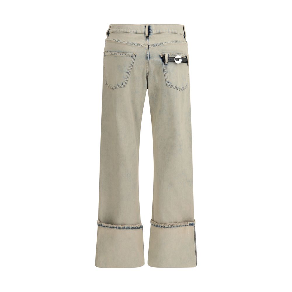 Coperni Boyfriend Jeans mit Bündchen