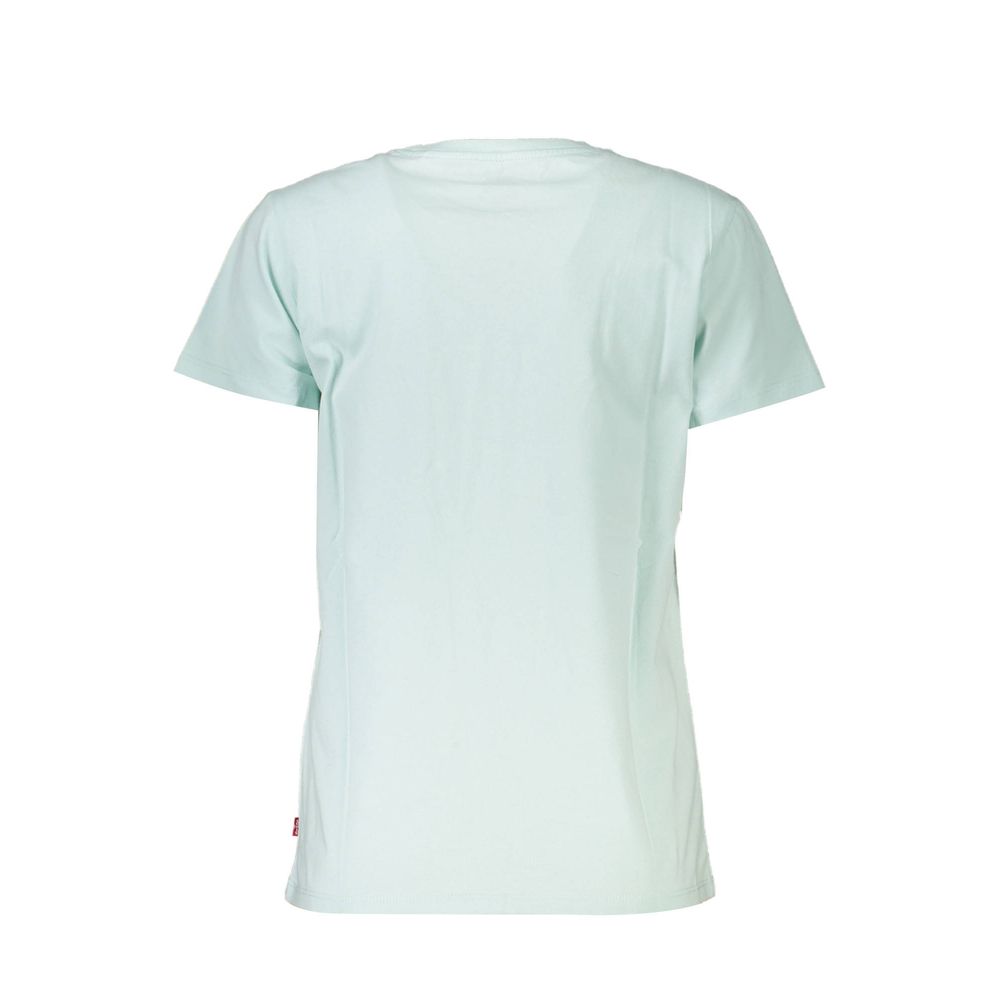 Levi's T-Shirt aus blauer Baumwolle für Frauen