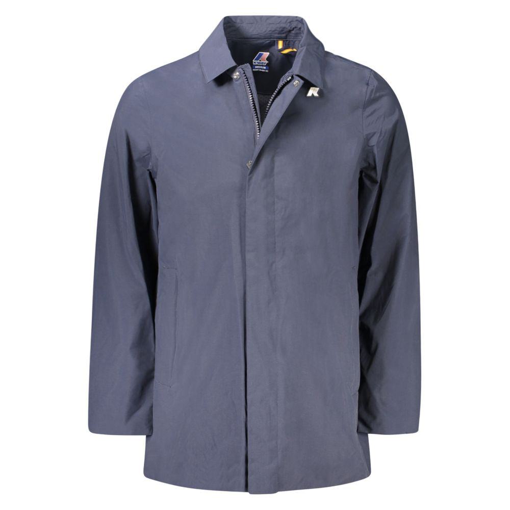 K-WAY Blaue Polyamid Herren Jacke