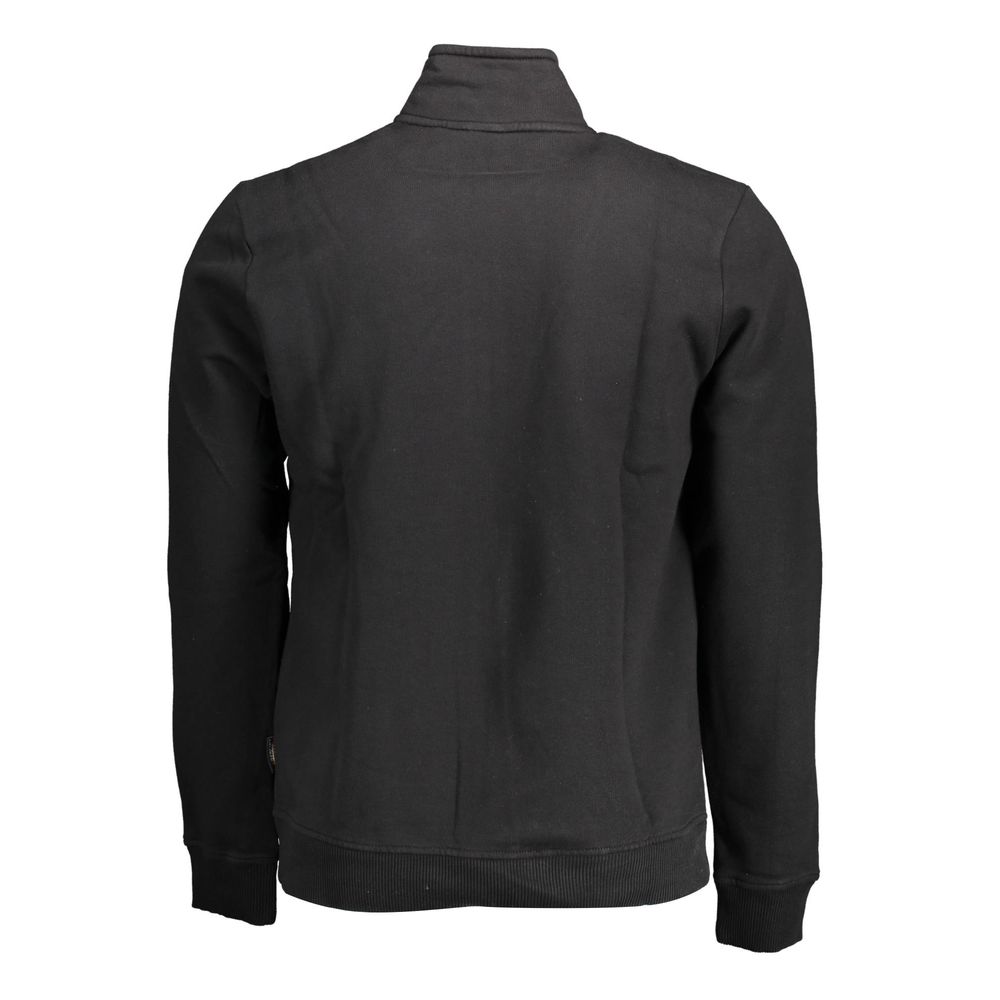 Napapijri Schwarzer Baumwollpullover für Männer