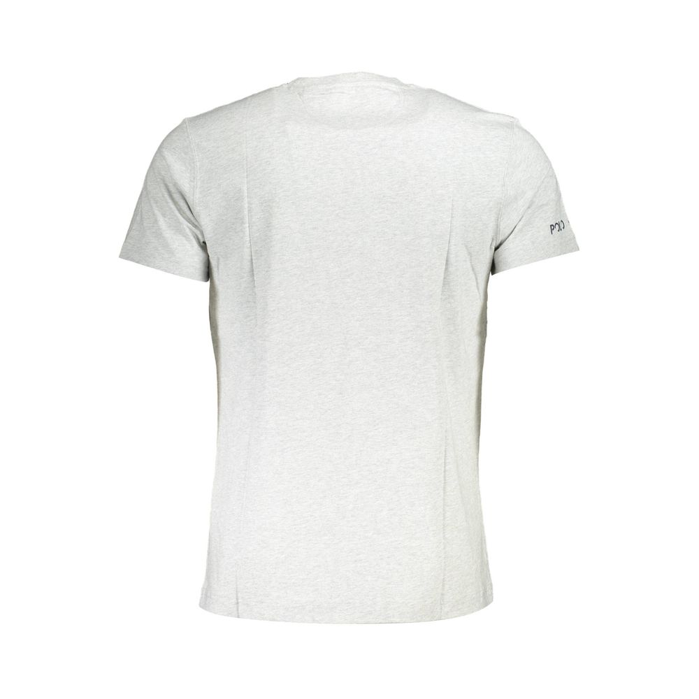 La Martina Braunes Baumwoll-T-Shirt für Männer