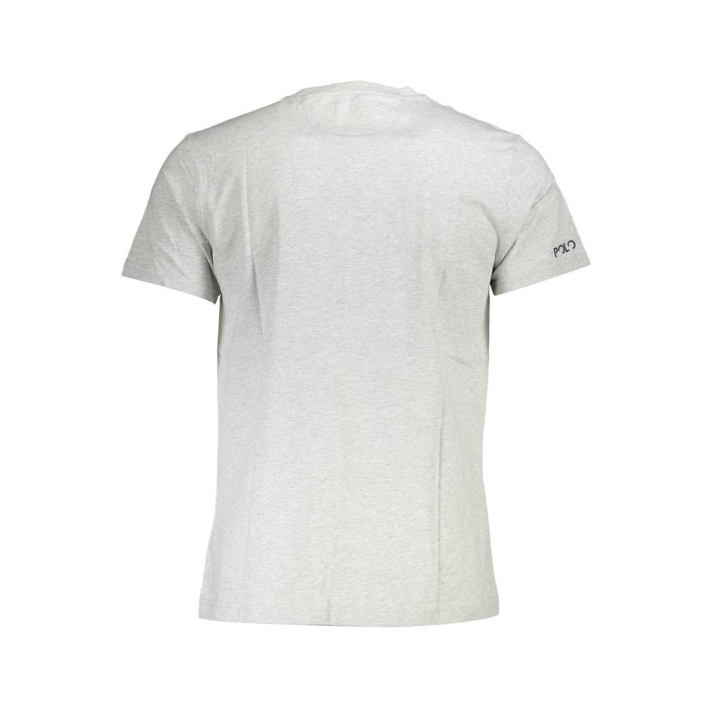 La Martina Braunes Baumwoll-T-Shirt für Männer