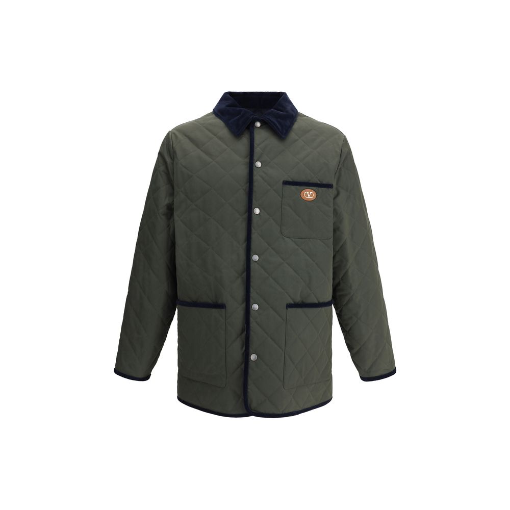 Valentino Jacke mit Logo-Steppung
