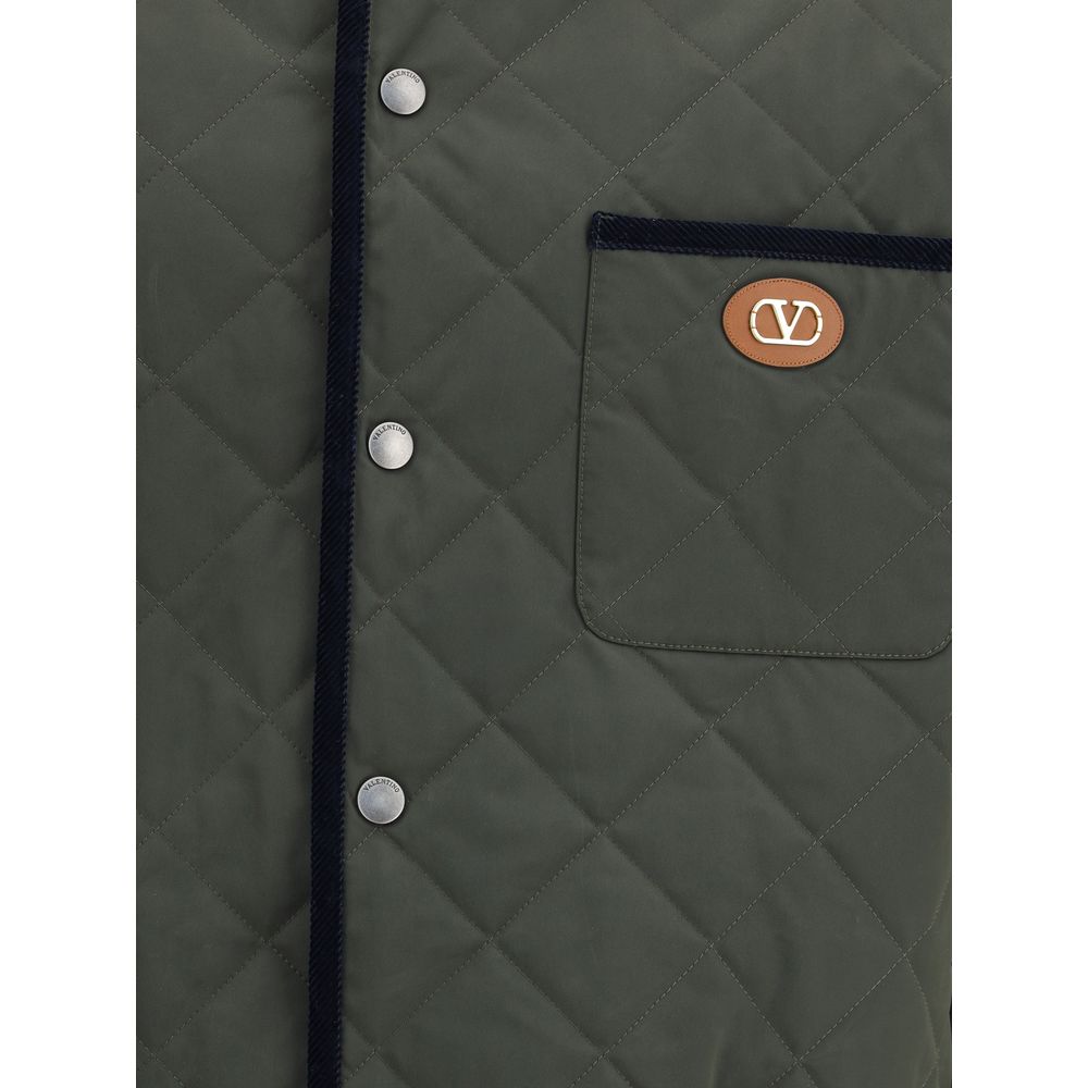 Valentino Jacke mit Logo-Steppung